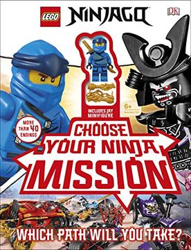 portada Lego Ninjago Choose Your Ninja Mission: With Ninjago jay Minifigure (in English)