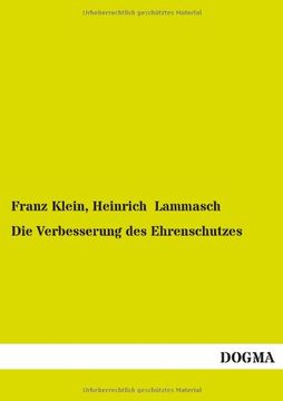 portada Die Verbesserung des Ehrenschutzes (German Edition)