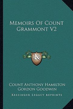 portada memoirs of count grammont v2 (en Inglés)