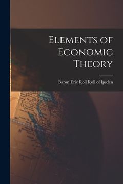 portada Elements of Economic Theory (en Inglés)