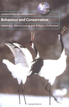 portada Behaviour and Conservation Paperback (Conservation Biology) (en Inglés)
