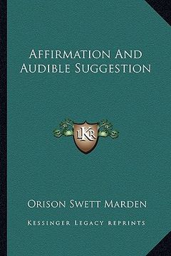 portada affirmation and audible suggestion