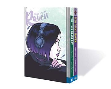 portada Teen Titans: Raven and Beast boy hc box set (in English)