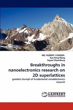 portada breakthroughs in nanoelectronics research on 2d superlattices (en Inglés)