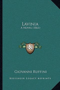 portada lavinia: a novel (1861) (en Inglés)