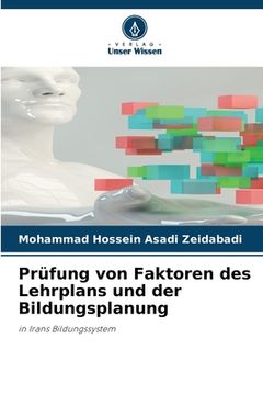 portada Prüfung von Faktoren des Lehrplans und der Bildungsplanung (en Alemán)