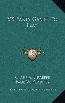 portada 255 party games to play (en Inglés)