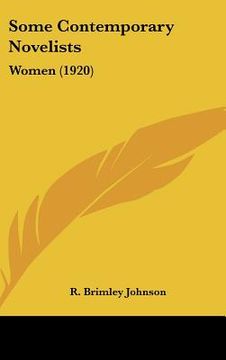 portada some contemporary novelists: women (1920) (in English)