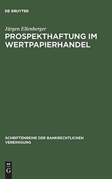 portada Prospekthaftung im Wertpapierhandel (en Alemán)