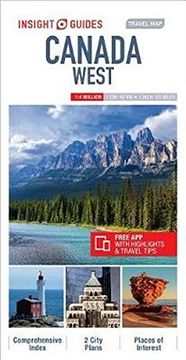 portada Insight Guides Travel map Canada West (Insight Travel Maps) (in English)