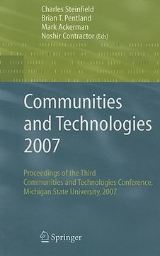 portada communities and technologies: proceedings of the third communities and technologies conference, michigan state university 2007 (in English)