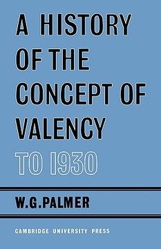 portada A History of the Concept of Valency to 1930 (in English)