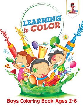 portada Learning to Color: Boys Coloring Book Ages 2-6