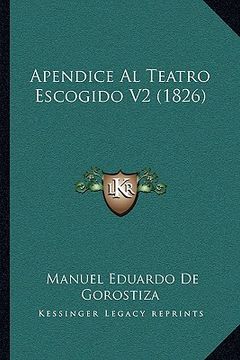 portada Apendice al Teatro Escogido v2 (1826)