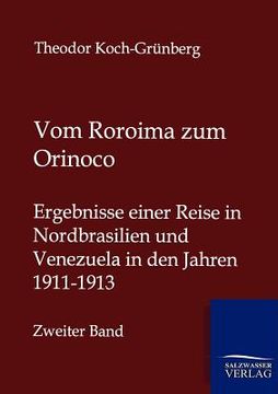 portada vom roroima zum orinoco (in English)