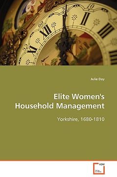 portada elite women's household management (en Inglés)
