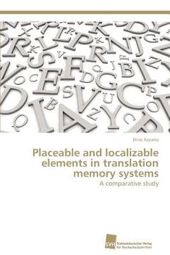 portada placeable and localizable elements in translation memory systems (en Inglés)