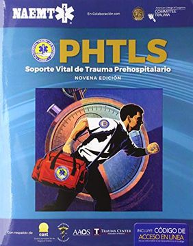 portada Phtls 9e Spanish: Soporte Vital de Trauma Prehospitalario, Novena Edici n, Libro de Bolsillo + Ecourse Manual (en Inglés)