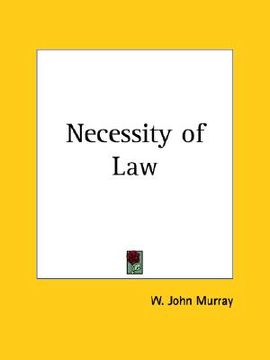 portada necessity of law (en Inglés)
