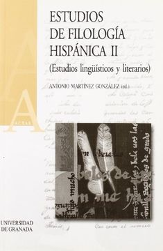 portada estudios de filologia hispanica ii