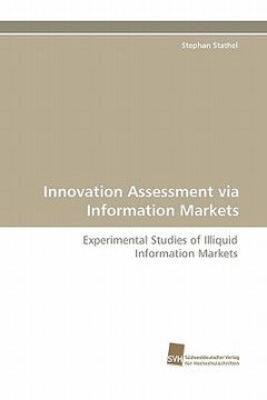 portada innovation assessment via information markets (en Inglés)
