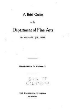 portada A Brief Guide to the Department of Fine Arts (en Inglés)