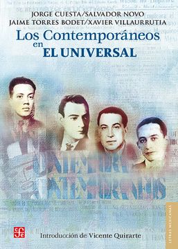 portada Los Contemporáneos en el Universal (in Spanish)
