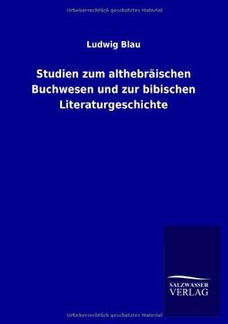 portada Studien zum althebräischen Buchwesen und zur bibischen Literaturgeschichte (German Edition)