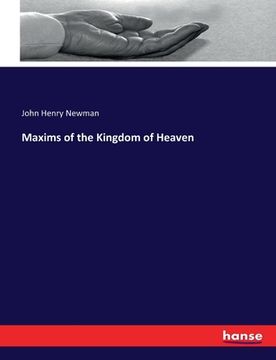 portada Maxims of the Kingdom of Heaven (en Inglés)