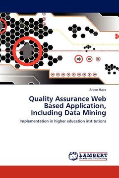 portada quality assurance web based application, including data mining (en Inglés)