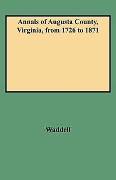 portada annals of augusta county, virginia, from 1726 to 1871 (en Inglés)