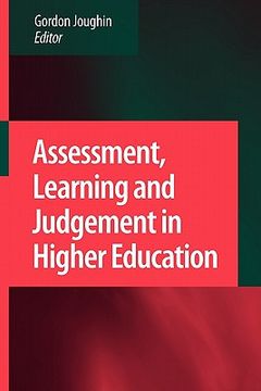 portada assessment, learning and judgement in higher education
