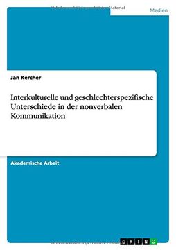 portada Interkulturelle Und Geschlechterspezifische Unterschiede in Der Nonverbalen Kommunikation (German Edition)