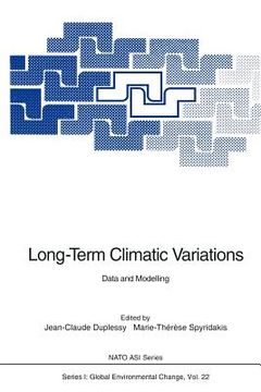 portada long-term climatic variations: data and modelling