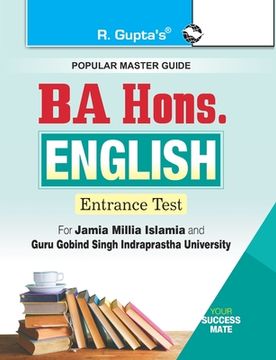 portada BA Hons. English Entrance Exam Guide for JMI & GGSIPU (in English)