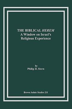 portada the biblical herem: a window on israel's religious experience (en Inglés)
