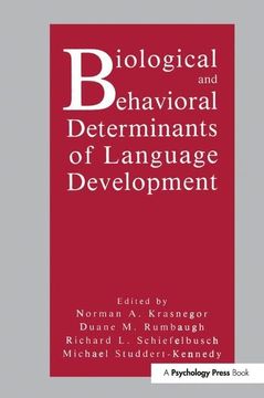 portada Biological and Behavioral Determinants of Language Development (in English)