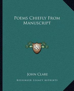 portada poems chiefly from manuscript (en Inglés)