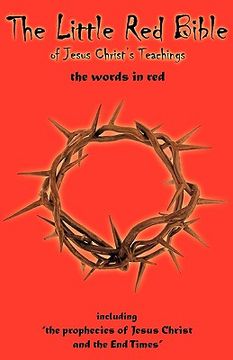 portada the little red bible of jesus christ's teachings - the words in red (in English)