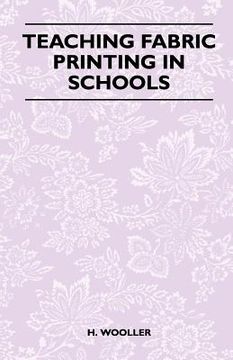 portada teaching fabric printing in schools (en Inglés)