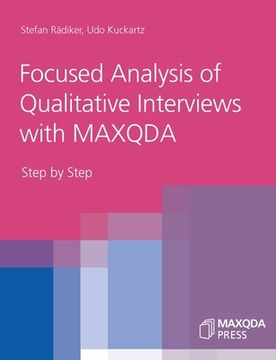 portada Focused Analysis of Qualitative Interviews With Maxqda: Step by Step 