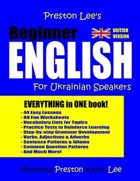 portada Preston Lee's Beginner English For Ukrainian Speakers (British) (en Inglés)
