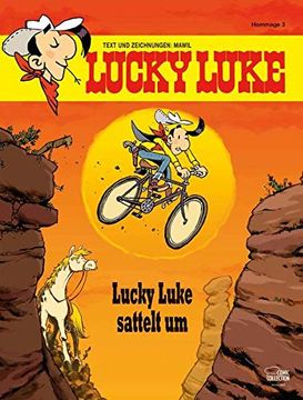 portada Lucky Luke Sattelt um: Eine Lucky-Luke-Hommage von Mawil (en Alemán)