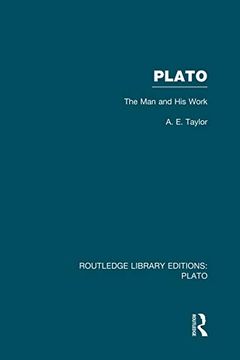 portada Plato: The man and his Work (Rle: Plato) (en Inglés)