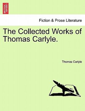 portada the collected works of thomas carlyle. (in English)