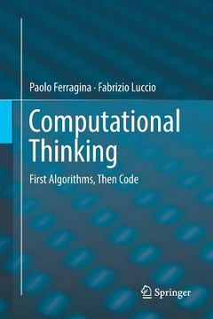 portada Computational Thinking: First Algorithms, Then Code (en Inglés)