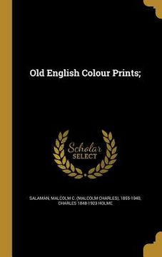 portada Old English Colour Prints; (en Inglés)