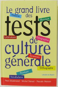 portada Le Grand Livre des Tests de Culture Générale