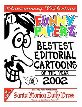 portada funny paperz #1 - bestest editorial cartoons of the year - 2002