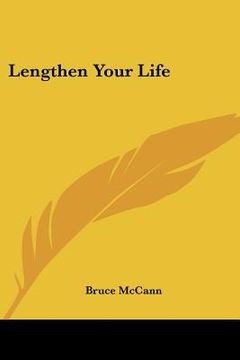 portada lengthen your life (in English)